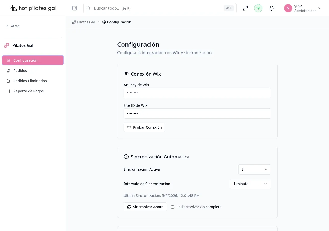 Configuracion